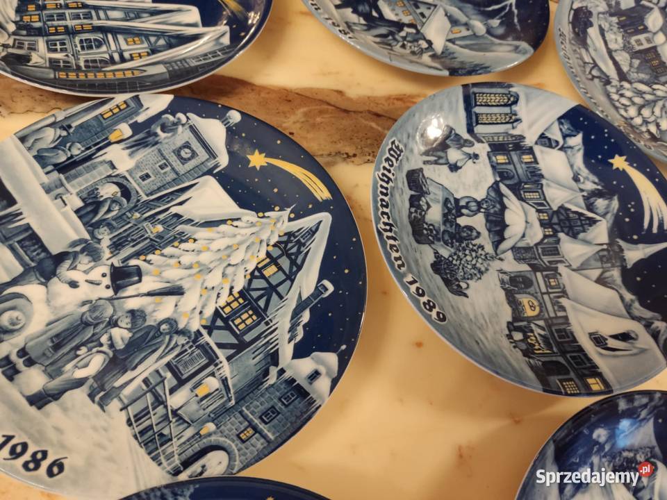 kolekcja talerzy zawieszek sygnowane na święta Gorzów Wielkopolski