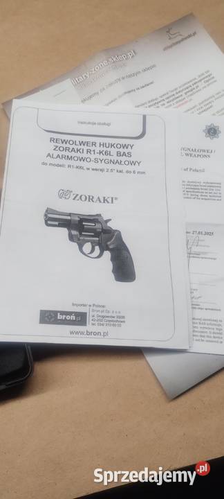 Pistolet hukowy Zoraki R1K6l Lublin