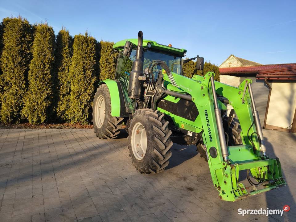 DeutzFahr 5100G z ładowaczem Grabów Szlachecki