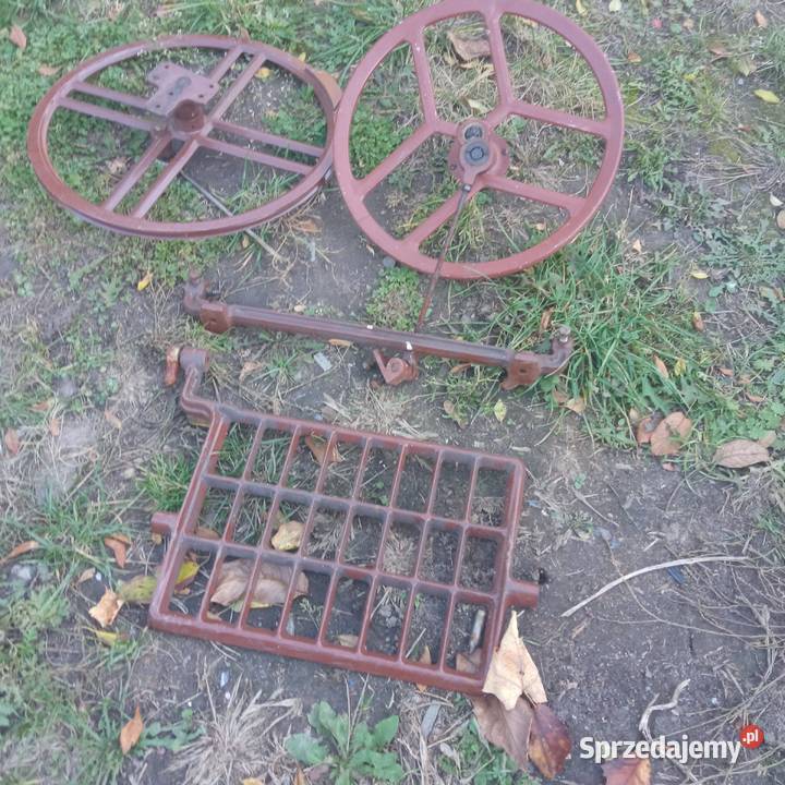 2 x Koło stopka starej maszyny do szycia Retro Młochów