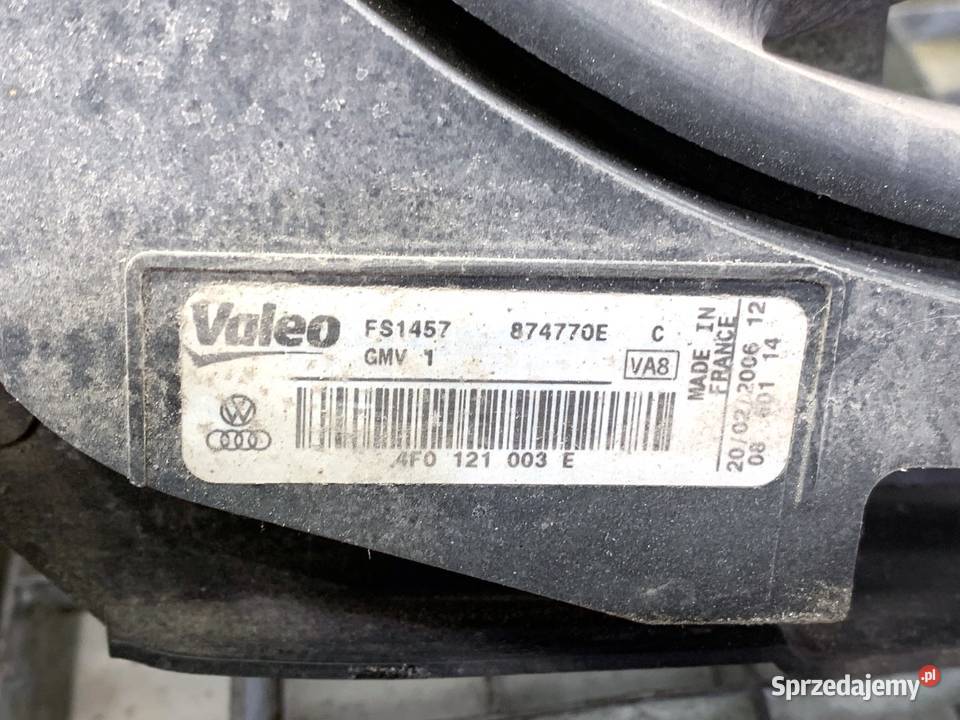 WENTYLATOR CHŁODNICY AUDI A6 C6 20 170 Wentylatory chłodnicy sprzedam