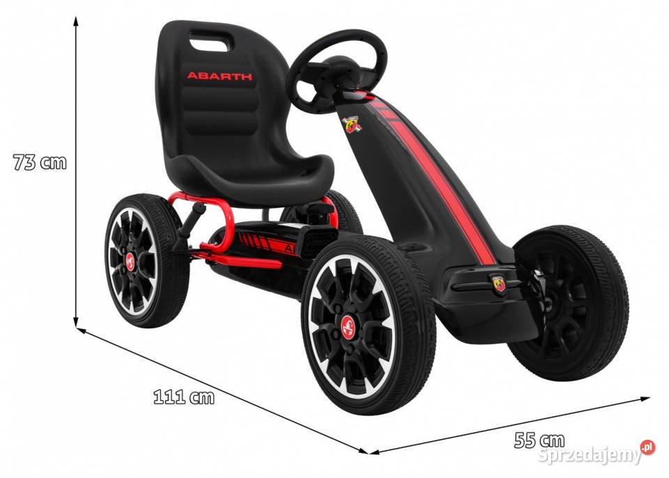 BAWIBUS pojazd GOKART NA PEDAŁY pompowane koła śląskie Myszków