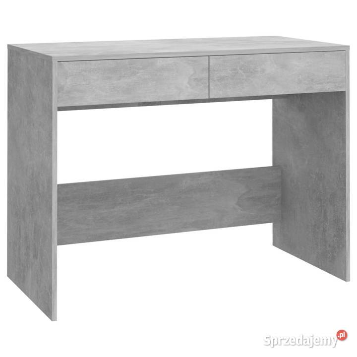 Biurko szarość betonu 101x50x765 materiał