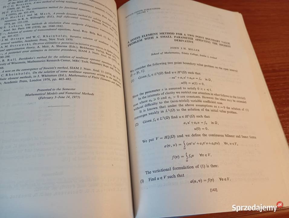 Mathematical models and numerical methods Gdańsk