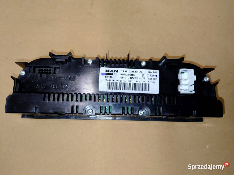 MAN TGX TGS TGL PANEL STEROWANIA KLIMATYZACJI lubuskie Kargowa sprzedam