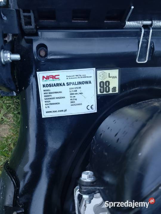 Nac Kosiarka spalinowa z napedem 5 75 sprzedam
