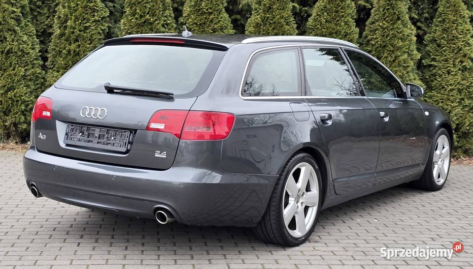 24 Manual QuattroSline zew i wewSkóryDuża podgrzewane fotele A6 pomorskie Pruszcz Gdański