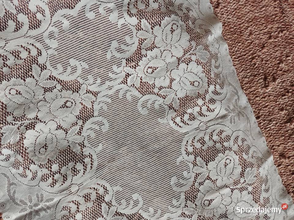 Serwetka obrus biały 116x62 Głuchołazy