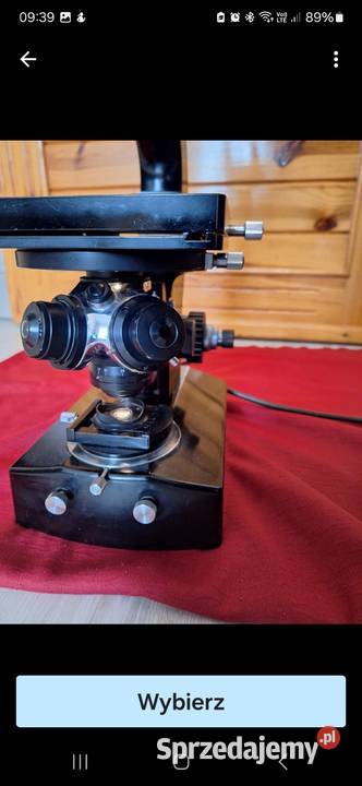 Mikroskop Zeiss kompletny Piła