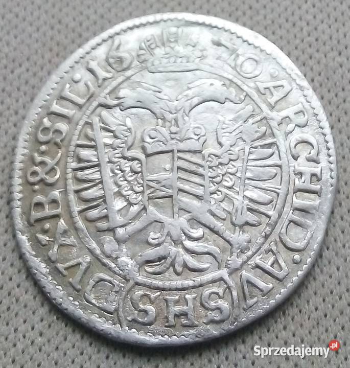 ŚLONSK WROCŁAW 3 KRAJCARY1670 r SHSSREBRO Legionowo
