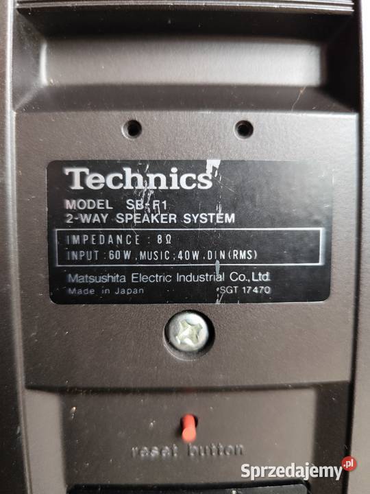 głośniki Technics SBF1 Mosty sprzedam