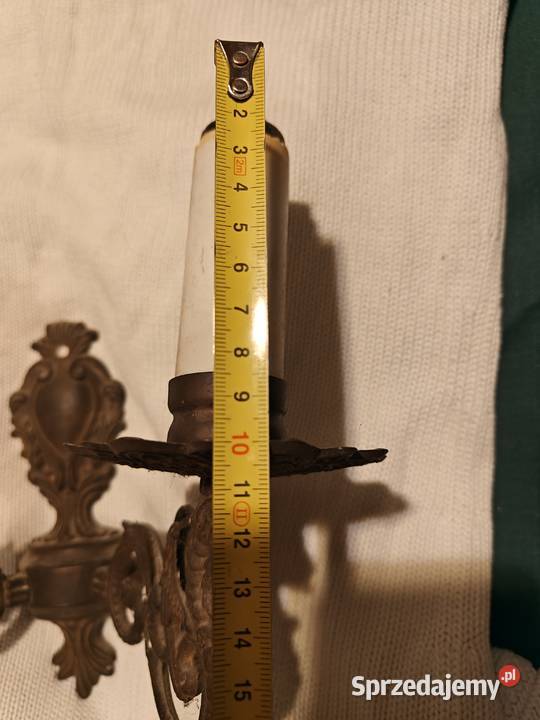 Kinkiet mosiądz Kinkiety