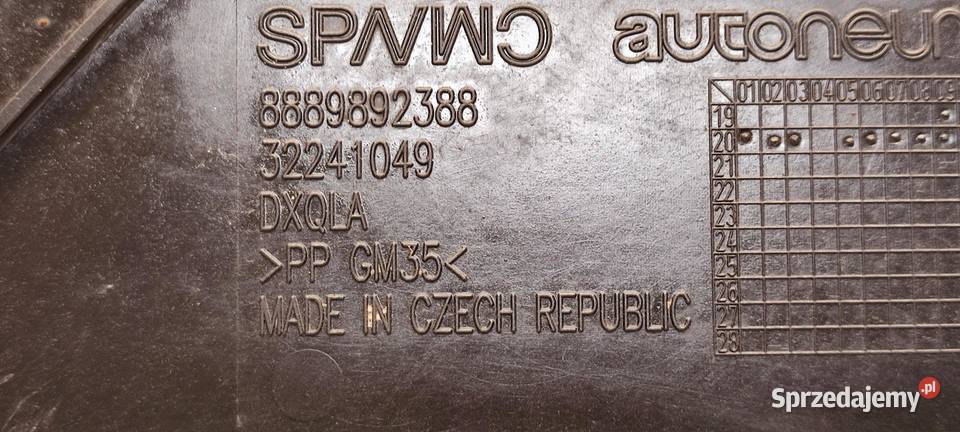 VOLVO XC40 OSŁONA SILNIKA 32241049