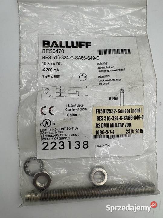 Balluff BES0470 BES 516324GSA66S49C Warszawa
