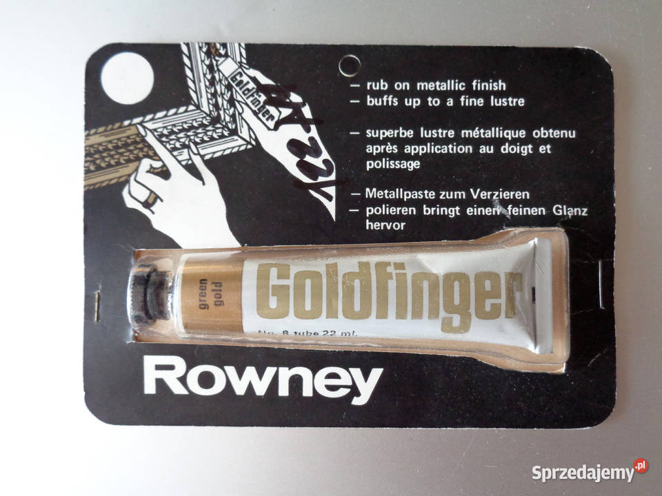 Oryginalna pasta złotnicza Rowney Goldfinger opolskie Brzeg