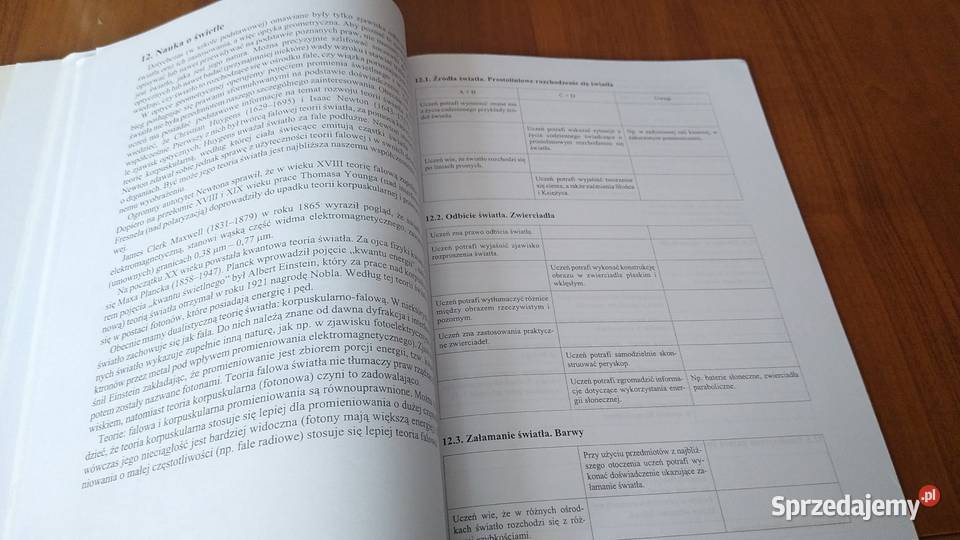 Program nauczania fizyki w gimnazjum