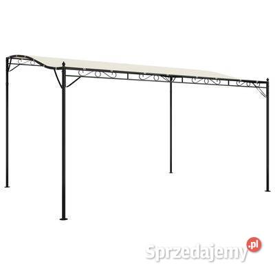 vidaXL Zadaszenie kremowe 4x3 m 180 gm tkanina i mazowieckie Warszawa