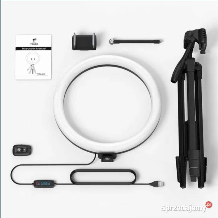 Nowy Statyw z Lampą do Fotografii selfie Poraj