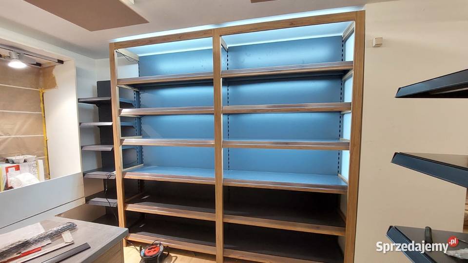 Regał alkoholowy regał na alkohol L1250 H240 Barczewo