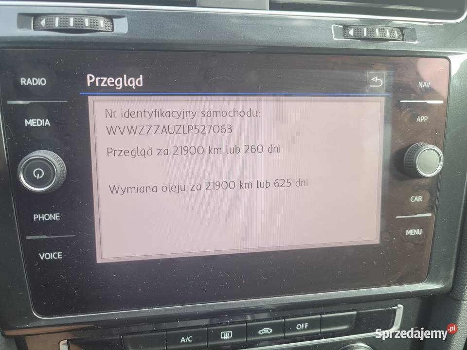 Volkswagen GOLF VII 16diesel 135 bezwypadkowy kupiony w polskim salonie Focus Gdynia sprzedam