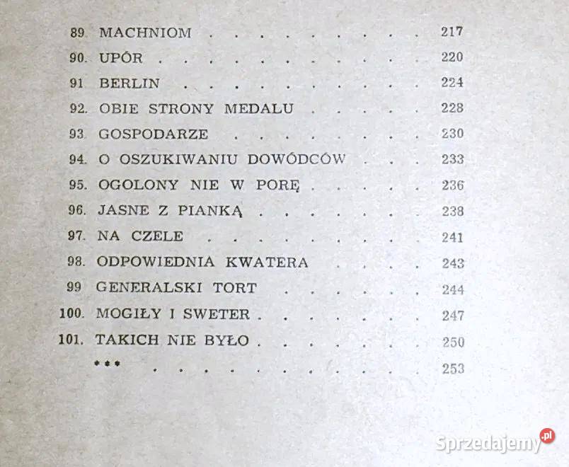 Ze 101 frontowych nocy Janusz Przymanowski Chełm