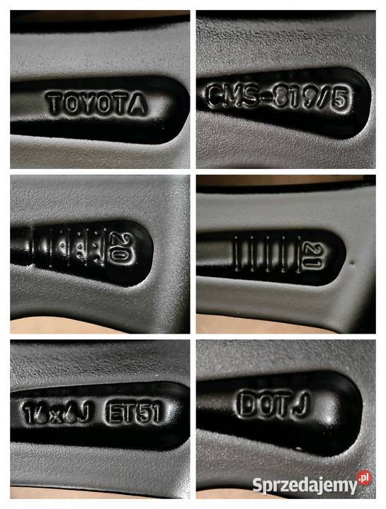 NOWA Felga 16 Toyota Yaris III 4x100 426110DC80 sprzedam