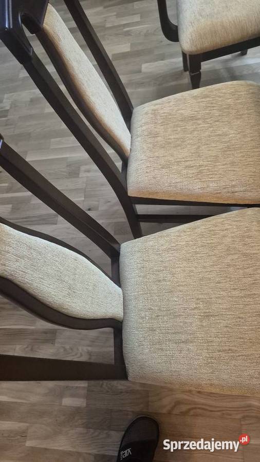 Zestaw stół rozkładany plus 6 krzeseł Piekary Śląskie
