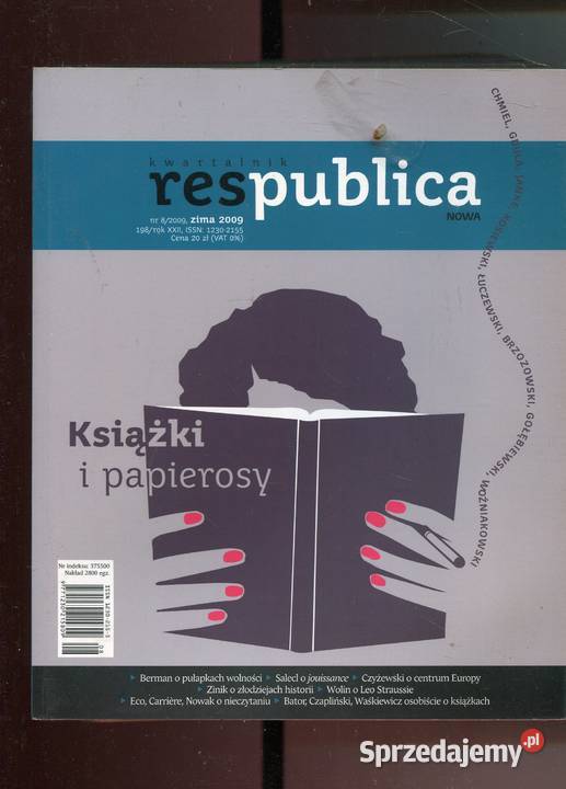 Nowa Res Publica Rocznik 2009 Kwartalnik Komplet Pozostałe Szczecin sprzedam