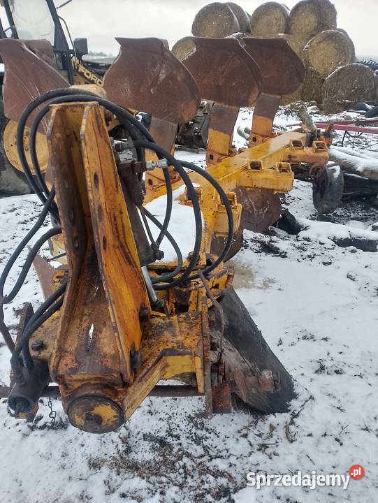 Pług obrotowy Huard 4 skiby Kuhn Lemken nieuszkodzony Opatów