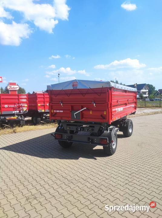 Przyczepa rolnicza dwuosiowa MetalFach 6T