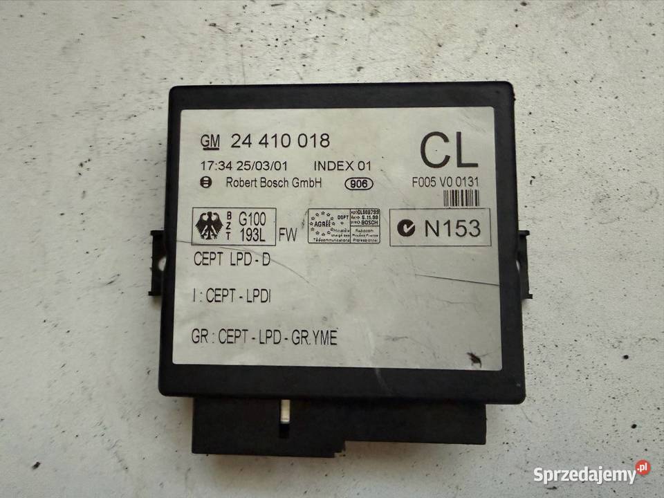 Moduł komfortu Opel Zafira A Ostrów Wielkopolski