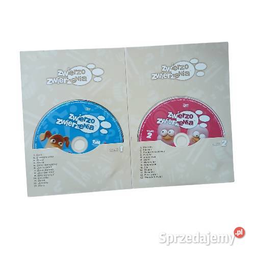 Zwierzo zwierzenia cz 1 i 2 Płyta DVD