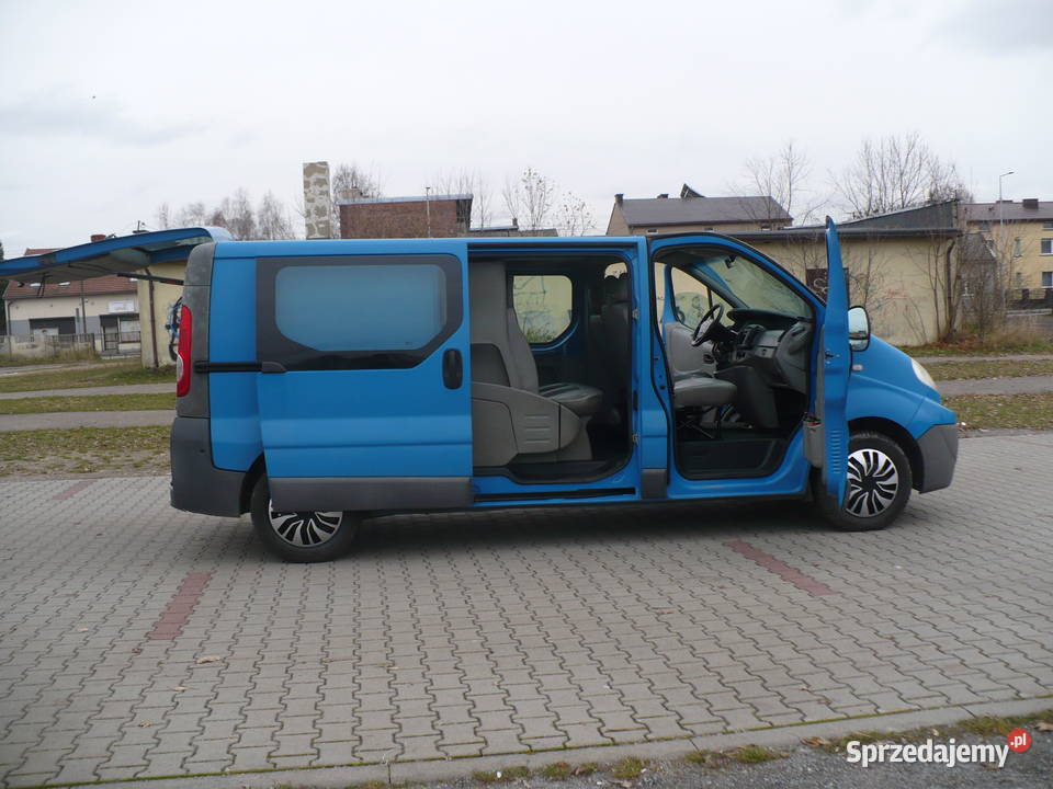 Renault Trafic 6 OSÓB Brygadówka LONG DŁUGI