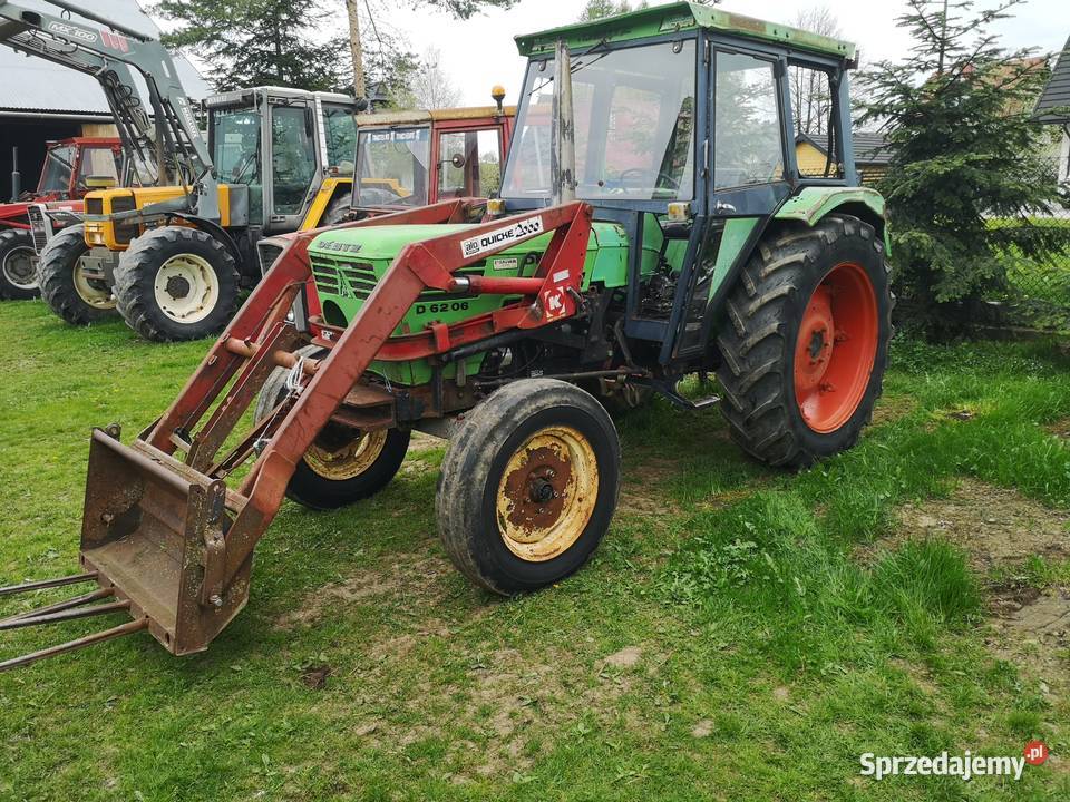 Deutz 6206 z ładowaczem