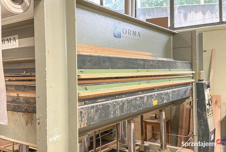 Prasa półkowa do fornirowania ORMA NPC 6100 małopolskie Juszczyn