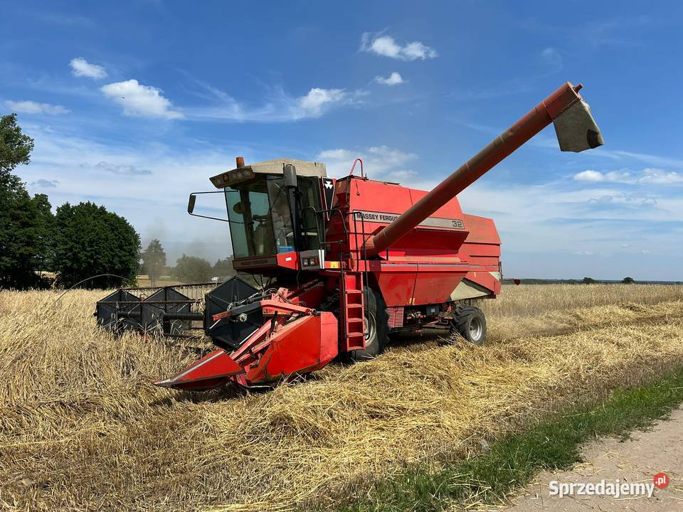 Kombajn MF JD NH Massey Ferguson 32 John Deere wielkopolskie Dobra