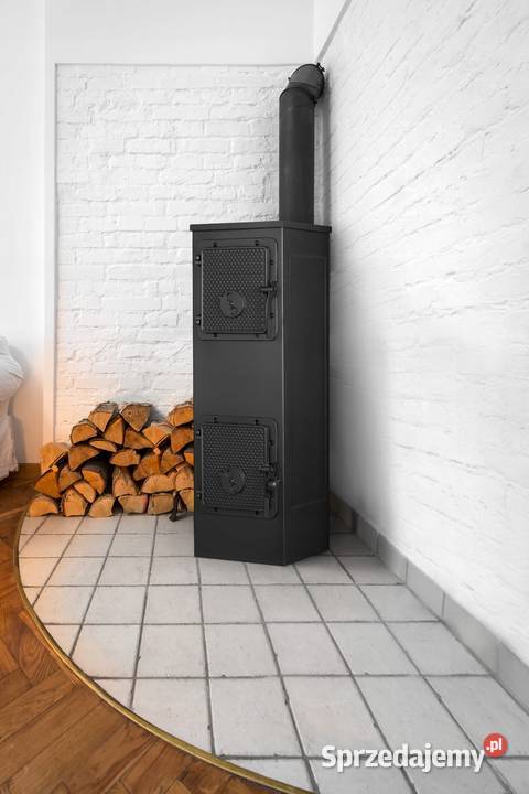PIEC kominek STALOWY Z SZAMOTEM 6 kW PW5C EKO Szczucin
