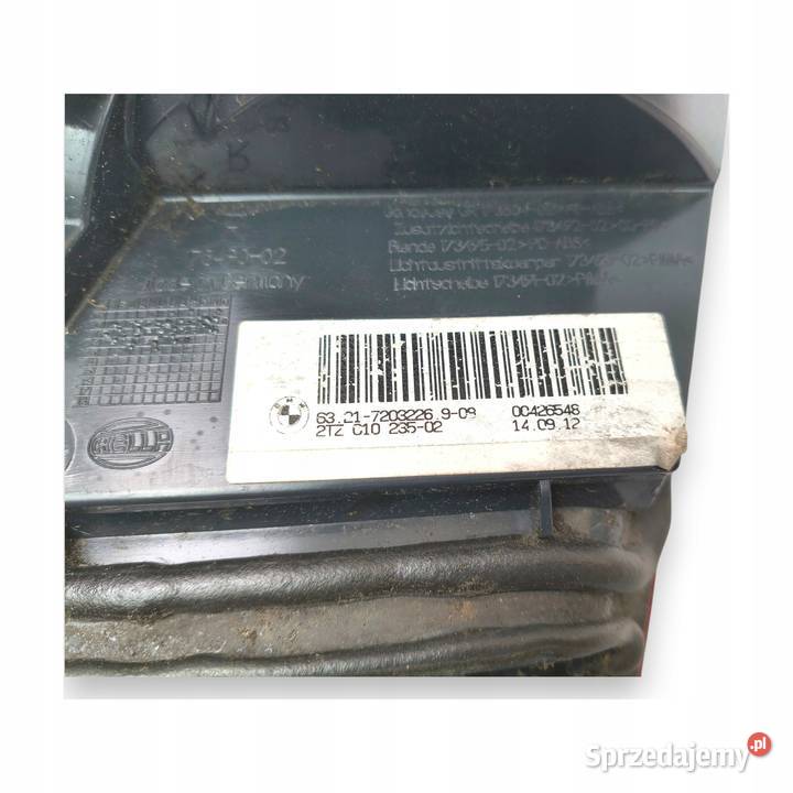 LAMPA PRAWA BMW Serii 5 F10 1017r TYLNA prawy osobowe Lampy tylne lubelskie Chełm
