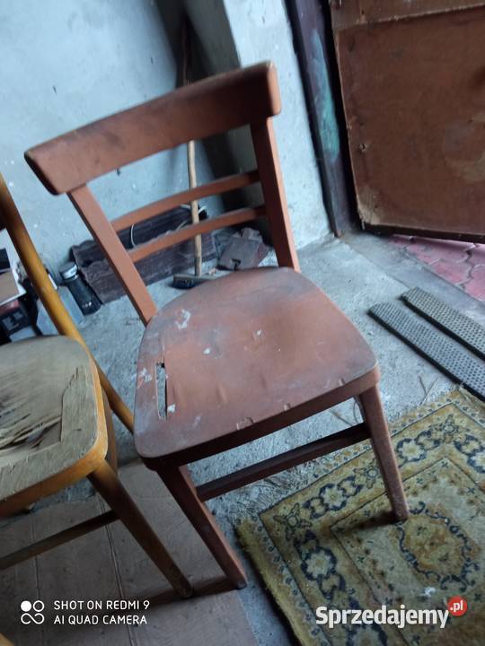 stare krzesełka z PRL Sypniewo