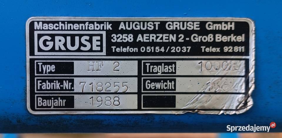 Wózek platformowy podnośnikowy hydrauliczny Gdańsk