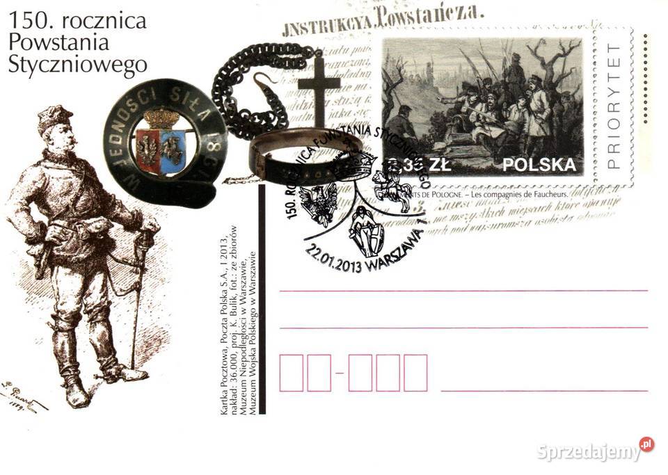 Całostki karty pocztowe 2013r Konin