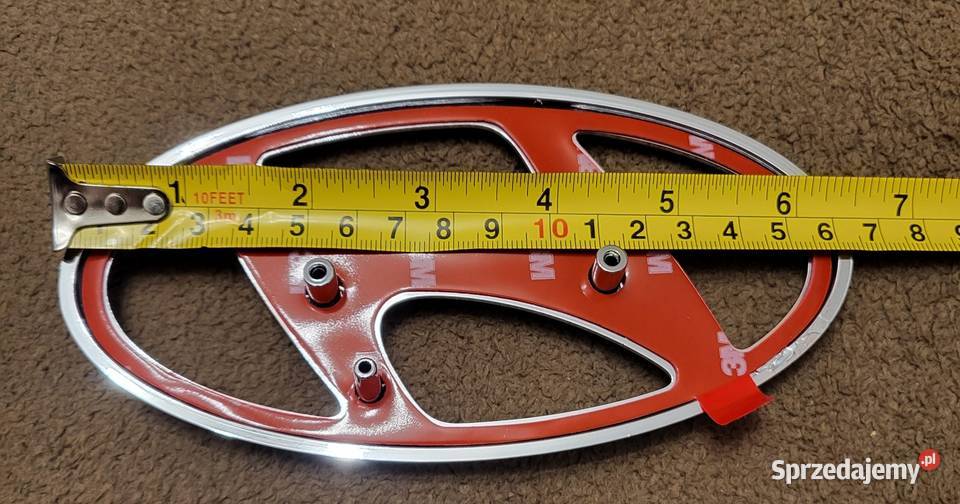 Emblemat Znaczek Logo Przód Hyundai Kona EV Gliwice