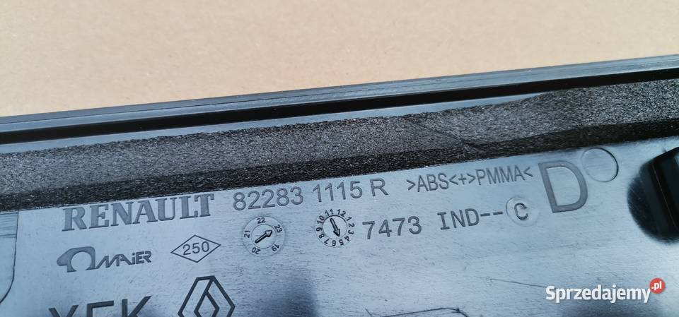 MERCEDES CITAN W420 KANGOO 2023 OSŁONA Bieleń