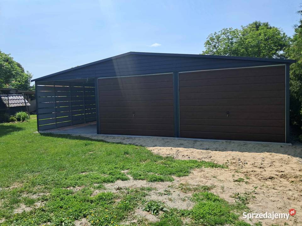Garaż blaszany wiata WZMOCNIONY PROFILAMI Wrocław