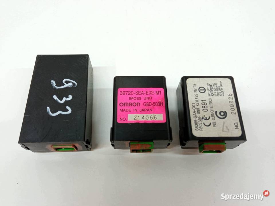 MODUŁ IMMOBLIZERA 39720SEAE02 38385SAAG01 Honda świętokrzyskie sprzedam