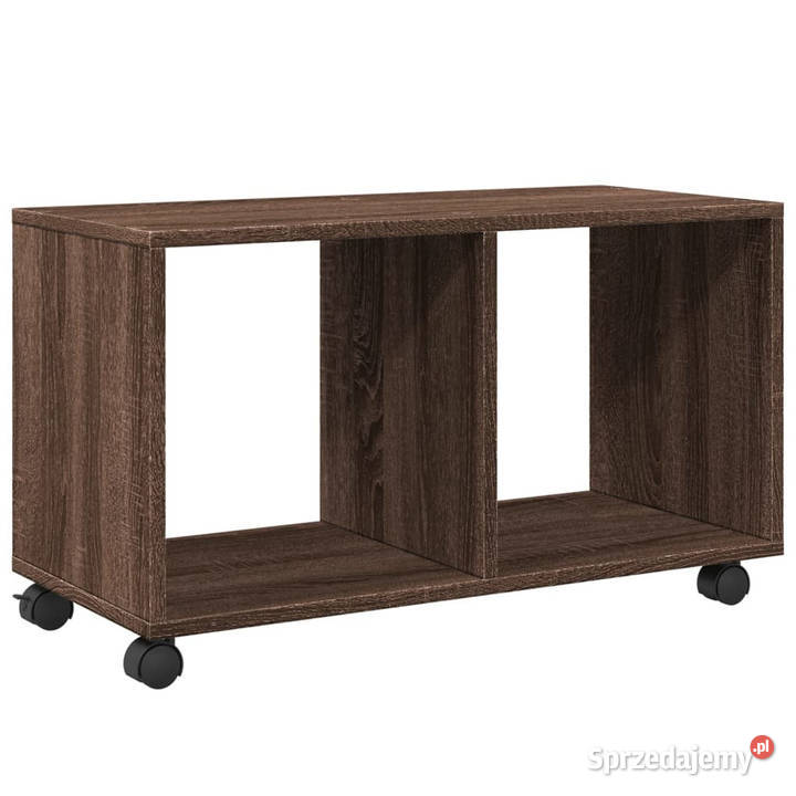 Szafka na kółkach brązowy dąb 72x33x425 WM853143 mazowieckie Warszawa