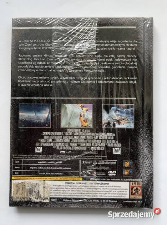 Pojutrze The Day After Tomorrow DVD Roland mazowieckie Warszawa