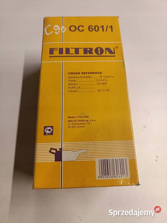 FILTR OLEJU Mercedes W631 24 D OC6011