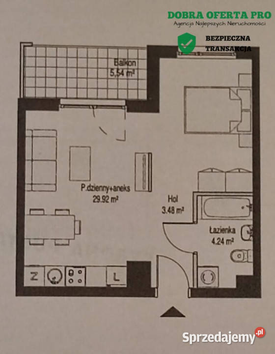 Eleganckie 38 m w prestiżowej Zajezdni Wrzeszcz Liczba pokoi 2 Gdańsk