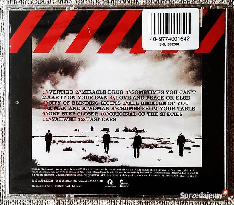 Album CD Kultowego Zespołu U2 Album How śląskie Zabrze